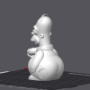 Mô hình Homer Simpson Dumpy DeskBuddy để bàn - Thumbnail 3