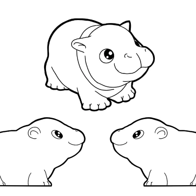 Tê Giác Con Dễ Thương