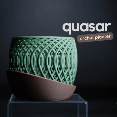 Chậu lan Quasar · Thiết kế tối giản hiện đại