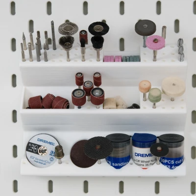 Giá đỡ mũi khoan Dremel / Rotary tool SKADIS kèm file FreeCAD