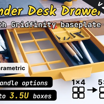 Ngăn Kéo Dưới Bàn - Gridfinity
