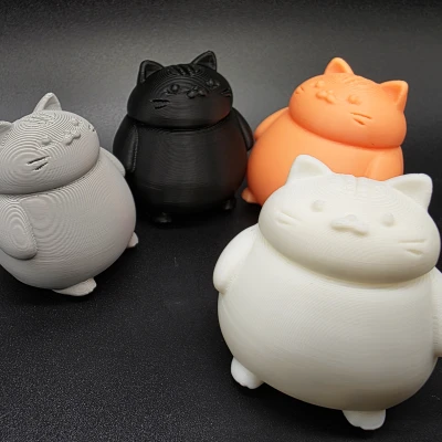 Mèo Mập Đứng Không Cần Support