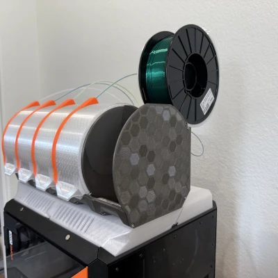 Đế Cuộn Lớn Hơn và Cửa Cho Phiên Bản Cộng Đồng Prusa Core One MMU3