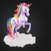 Kỳ Lân Cầu Vồng Trên Mây - Rainbow_Unicorn_On_Cloud - Thumbnail 1