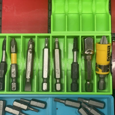 [ALCH] Hộp Lưu Trữ Cho Nhíp, Mũi Khoan, Dũa, Vít (ModuBox)