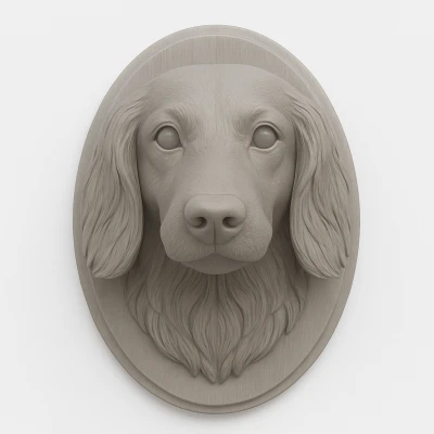 Móc Treo Tường Chó Dachshund Lông Dài