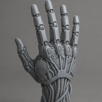 Tượng Bàn Tay Cybernetic