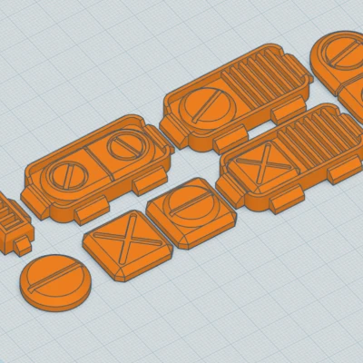 Greeble / Greeblie - Phụ kiện cho Mô hình Cơ khí