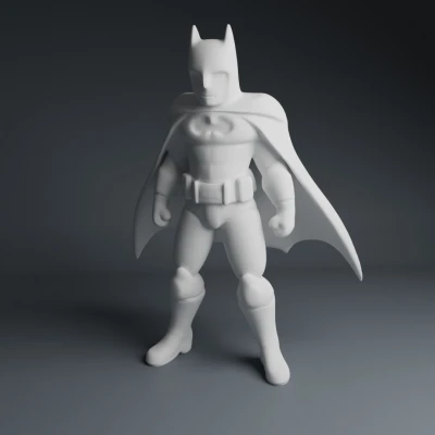 Batman Cách Điệu - Mô Hình 3D Độc Đáo