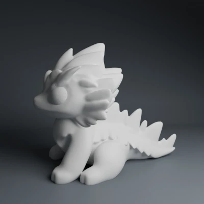 Rồng Cách Điệu Dễ Thương