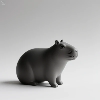 Tượng Capybara Dễ Thương