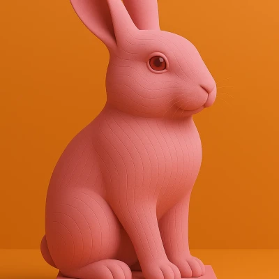 Thỏ – Tượng Thỏ Con Dễ Thương