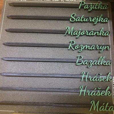 Nhãn Cắm Chậu Cây Thảo Mộc - Plant Labels