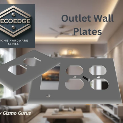 DecoEdge: Nắp Ốp Tường Ổ Cắm – Vỏ 1, 2 và 3 Modul