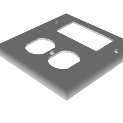 DecoEdge: Nắp Ốp Tường Ổ Cắm – Vỏ 1, 2 và 3 Modul