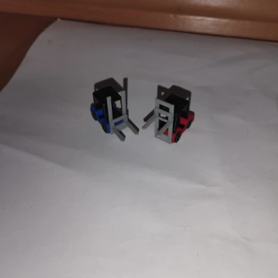 Mô Hình Xe Nâng H0 1:87 Để Lắp Ráp