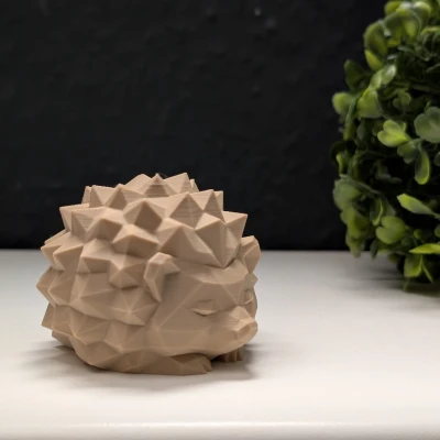 Mô Hình Nhím Ngủ Tý Hon Low Poly