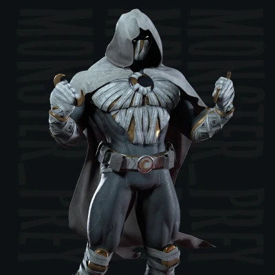 Mô hình Moon Knight 3D Miễn Phí