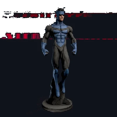 Mẫu In 3D Miễn Phí Siêu Anh Hùng Invincible