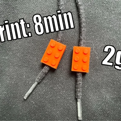 Hạt Dây Rút Hoodie Hình Gạch Mini