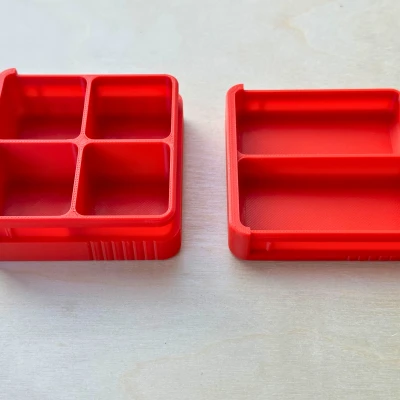 Hộp Đựng Thuốc/Hộp Phụ Tùng Có Ngăn/Nắp Trượt