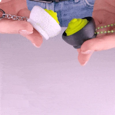 Clicker Wasabi, Móc Khóa Clicky Đồ Chơi Giảm Căng Thẳng Cho Bộ Sưu Tập Sushi Của Bạn