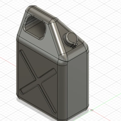 Bình xăng Jerrycan / cho mô hình tỉ lệ 1/18 1/24 (RC)