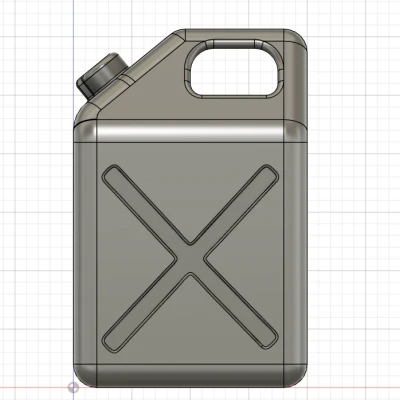 Bình xăng Jerrycan / cho mô hình tỉ lệ 1/18 1/24 (RC)