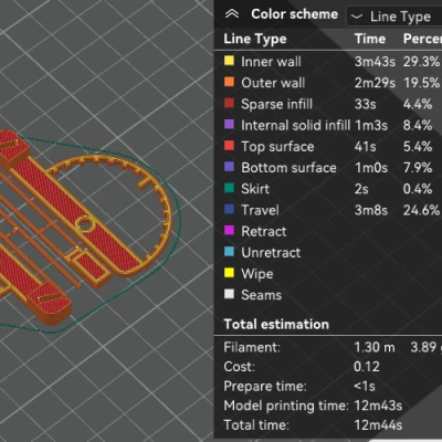 Dụng cụ đo độ căng dây đai cho Creality K1
