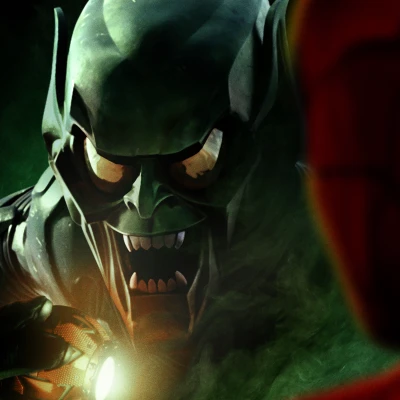 Mặt Nạ Yêu Quái Yêu Tinh Xanh (Green Goblin Oni Mask)