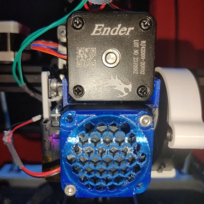 Ống Dẫn Khí 4010 sang 25mm Cho Ender 3 V3 SE: Tăng Luồng Khí, Giảm Tiếng Ồn, Nhanh Nguội Hơn