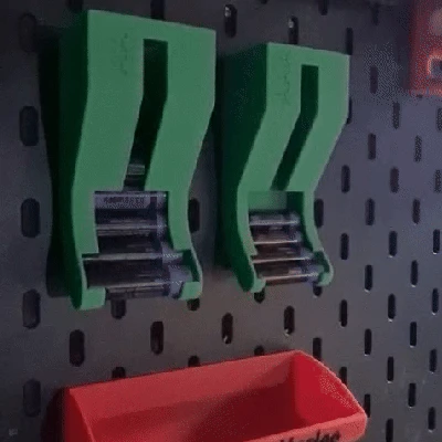 Hộp Đựng Pin Skadis AA, AAA + Khay Pin Trống