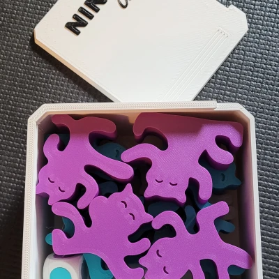 Hộp Đựng Lớn Hơn Cho Ninja Cats