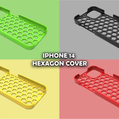 Ốp Lưng Iphone 14 - Thiết Kế Lục Giác