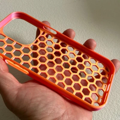 Ốp Lưng Iphone 14 Pro Max Thiết Kế Lục Giác