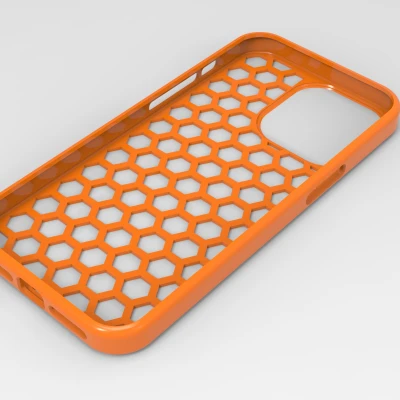 Ốp Lưng iPhone 15 PRO MAX Thiết Kế Lục Giác