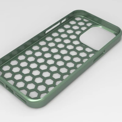 Ốp Lưng iPhone 15 PRO MAX Thiết Kế Lục Giác