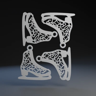 Móc Treo Trang Trí Giày Trượt Băng