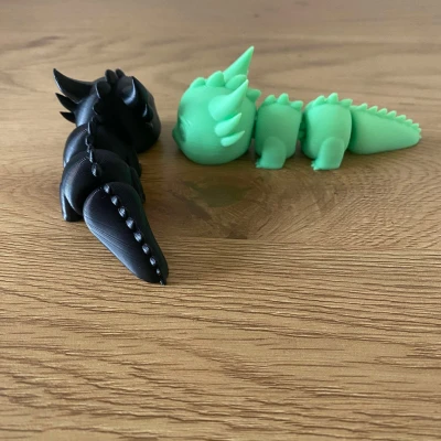 Rồng Con Hoạt Hình (Linh Hoạt / Khớp Nối)