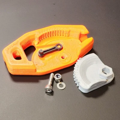 0178 [CẬP NHẬT] Tăng Đơ Dây Phơi Quần Áo Dù Tự Động (Có Lò Xo, Cho Dây 4mm)