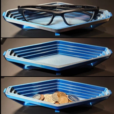 #0172 Khay võng gấp gọn [in liền]