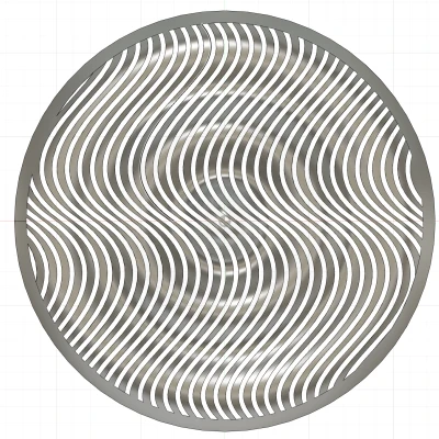 Con Quay Fidget Hình Tròn Lượn Sóng "Trippy" Bị Cắt Lớp