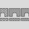 Miếng chèn lục giác và miếng chèn "infill" cho hộp đựng tăm Voronoi V2 - Thumbnail 3