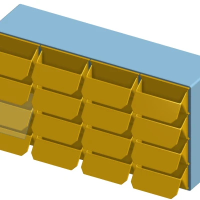 Hộp Nhựa Xếp Chồng Đựng Đồ Nhỏ Kèm Khay Đựng