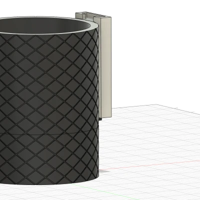 Chậu Cây Treo Tường Có Khay Hứng Nước Tháo Rời - Dễ In