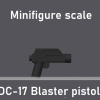 Súng lục DC-17 Tỉ lệ Minifigure LEGO StarWars - Thumbnail 1