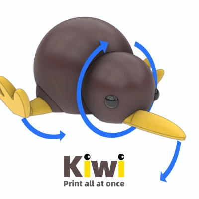 Kiwi - Mô Hình Chim Kiwi Dễ Thương In 3D