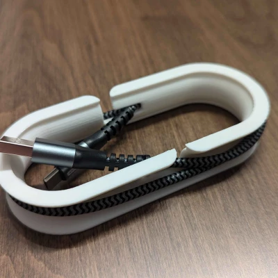 Kẹp Dây Cáp USB Tối Giản - Có Thể Tùy Chỉnh