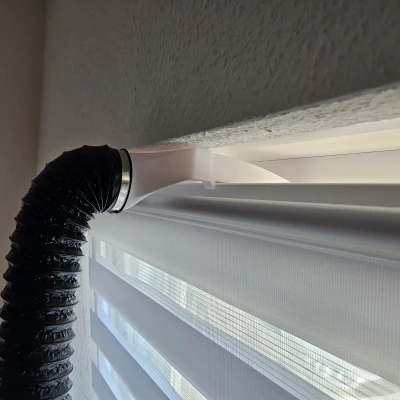 Ống thoát khí cửa sổ xTool (hoặc ứng dụng cho ống 3 inch khác)