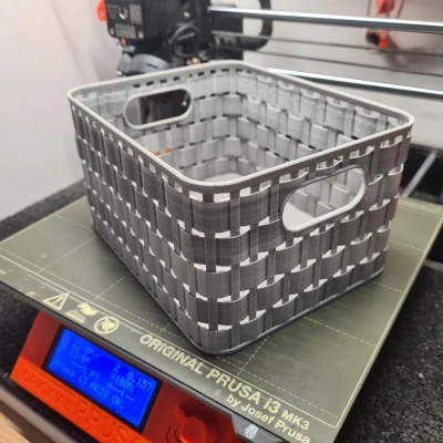 Hộp đựng đồ đan mây